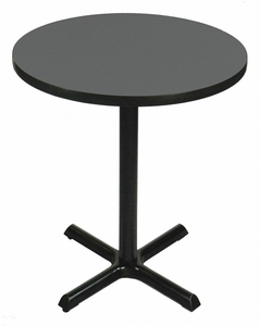 CAFE AND BREAKROOM ROUND TABLE 60 BLK G by Correll CAFE AND BREAKROOM ROUND TABLE 60 BLK G by Correll