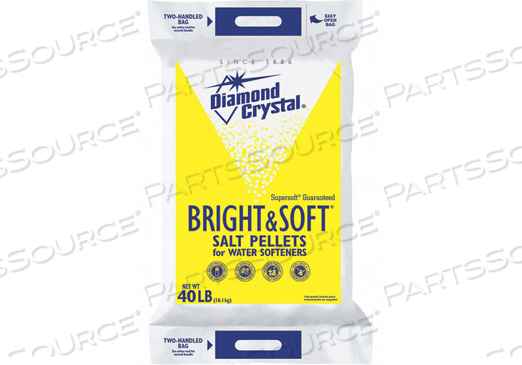 WATER SOFTENER PELLETS 40 LB. by Diamond Crystal