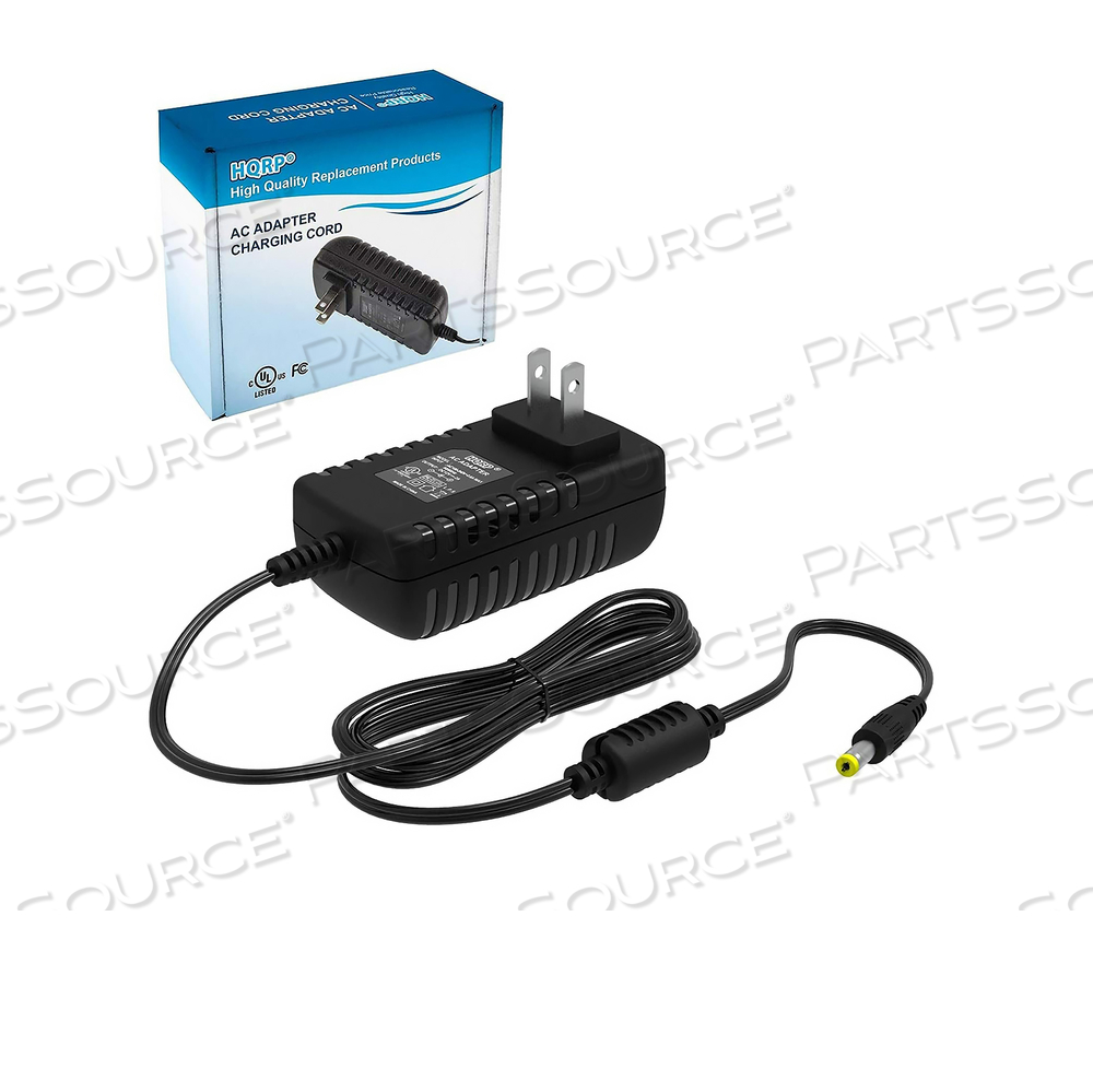 AC POWER ADAPTER, EURO PLUG, SHORT, HQRP, PLASTIC, 100 TO 240V INPUT VOLTAGE, 12V OUTPUT VOLTAGE, 2A AMPERAGE by Vision Fitness