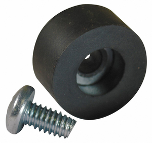 RUBBER FOOT WITH SCREW by JB Industries