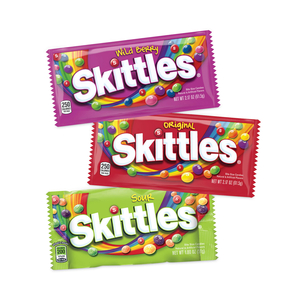 CHEWY CANDY VARIETY BOX, 2.17 OZ BAG, 34 BAGS/BOX by Skittles