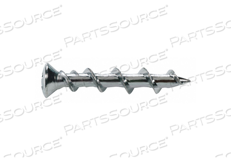 WALL ANCHOR SCREW 1-1/4L 3/16 D PK100 by Powers Fasteners