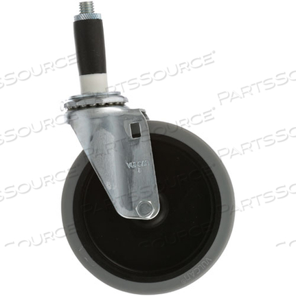 SWIVEL STEM CASTER 5 W 1 OD TUBING 