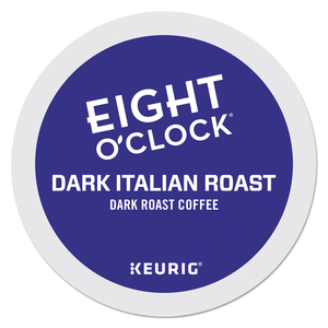 DARK ITALIAN ROAST COFFEE K-CUPS by Eight O'Clock Coffee Company