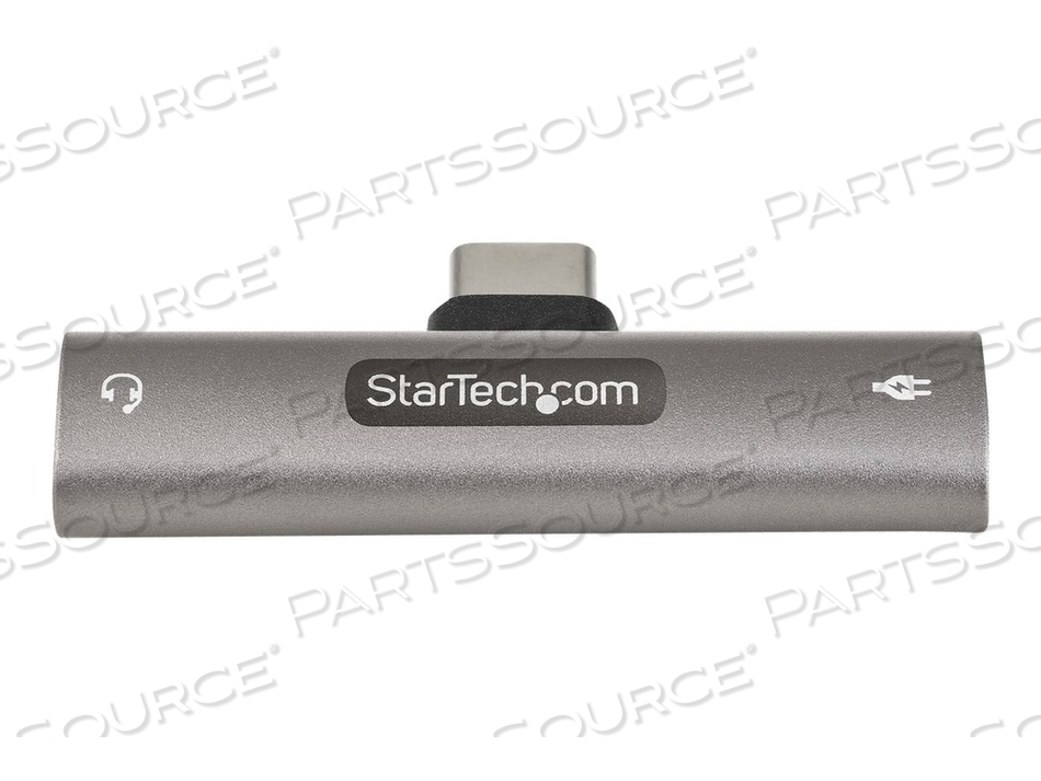 USB C AUDIO & CHARGE ADAPTER, USB-C AUDIO ADAPTER W/ 3.5MM TRRS HEADPHONE/HEADSET JACK AND 60W USB TYPE-C POWER DELIVERY PASS-THROUGH CHARGE by StarTech.com Ltd. USB C AUDIO & CHARGE ADAPTER, USB-C AUDIO ADAPTER W/ 3.5MM TRRS HEADPHONE/HEADSET JACK AND 60W USB TYPE-C POWER DELIVERY PASS-THROUGH CHARGE by StarTech.com Ltd.