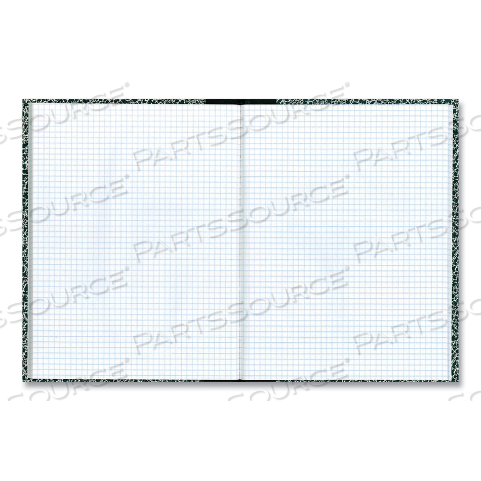 COMPOSITION LAB NOTEBOOK, QUADRILLE RULE, GREEN COVER, 10.13 X 7.88, 60 SHEETS by National