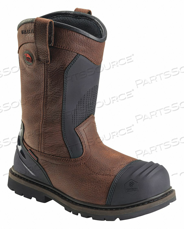 WORK BOOT COMPOSITE TOE WOMEN BROWN PR by Avenger Safety Footwear