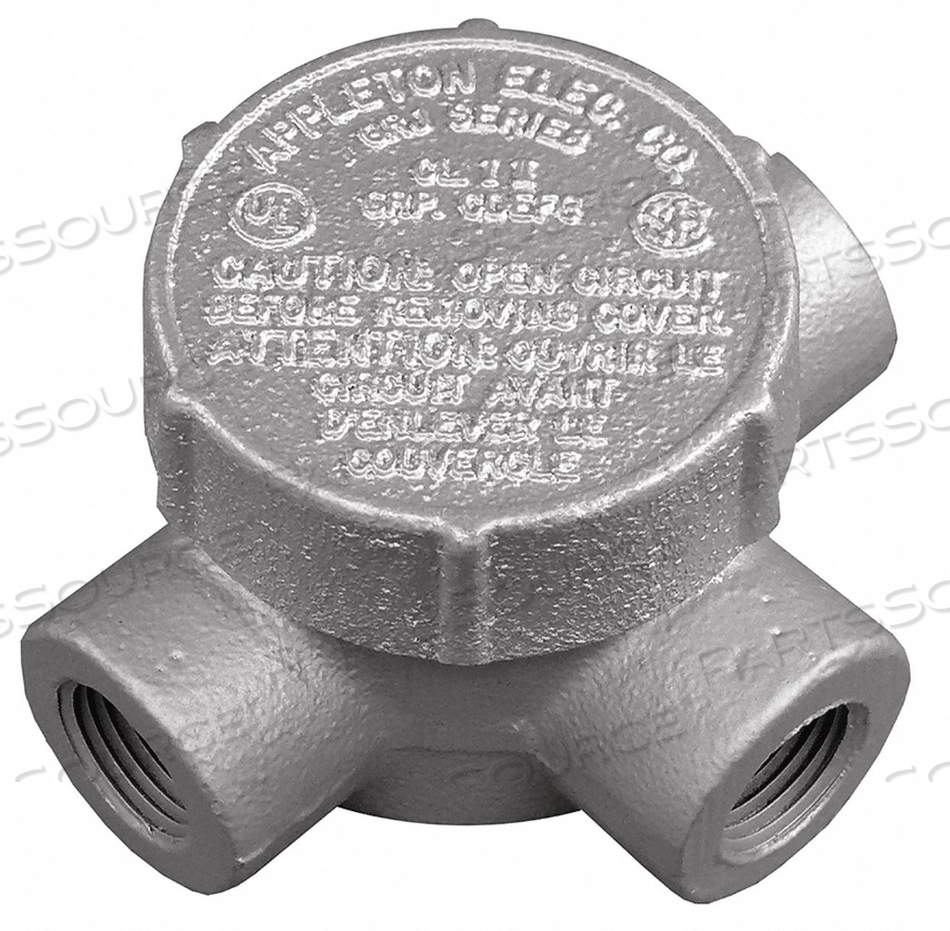 CONDUIT OUTLET BODY IRON T 3/4 IN. by Appleton Electric