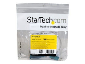 1 PORT USB TO RS232 DB9 SERIAL ADAPTER CABLE by StarTech.com Ltd.