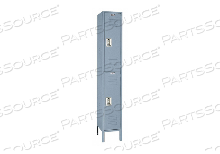 WRDRB LOCKR LVRD 1 WIDE 2 TIER DOVE GRAY by Lyon WRDRB LOCKR LVRD 1 WIDE 2 TIER DOVE GRAY by Lyon