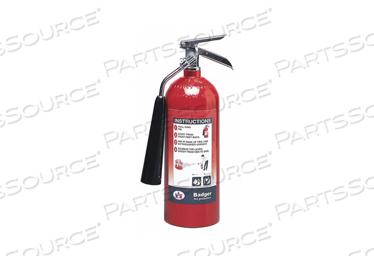 FIRE EXTINGUISHER CARBON DIOXIDE 5 LB BC by Badger FIRE EXTINGUISHER CARBON DIOXIDE 5 LB BC by Badger
