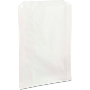 GREASE-RESISTANT BAGS 6-1/2" X 1" X 8" WHITE - 2000 PACK by United Stationers Supply