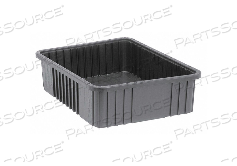 ESD DIVIDER BOX 22-1/2X17-1/2X6 IN BLACK by Quantum Storage Systems ESD DIVIDER BOX 22-1/2X17-1/2X6 IN BLACK by Quantum Storage Systems