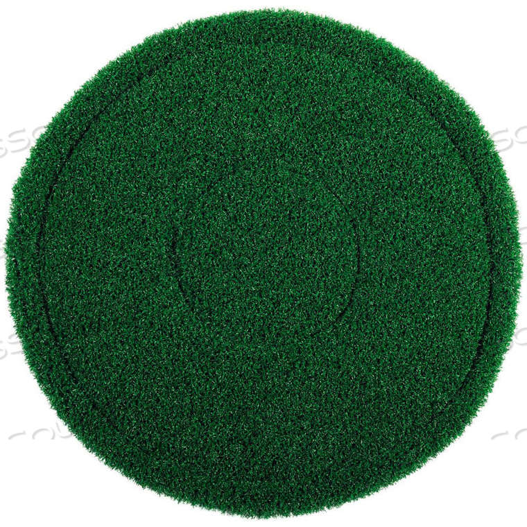 20" SCRUBBING PAD, GREEN, 4 PER CASE by Americo Manufacturing Co.