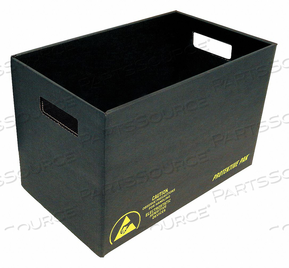 ESD CONDUCTIVE BIN 18-5/8X15X5-7/8IN by Desco
