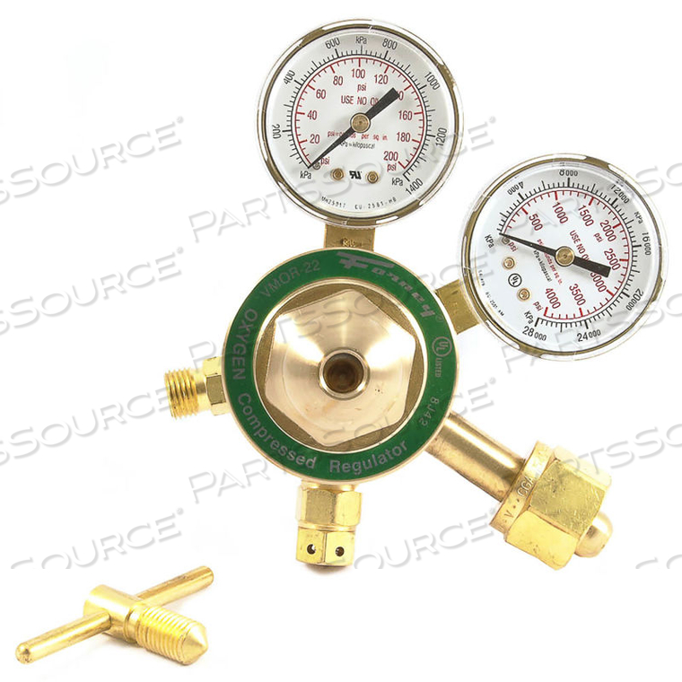 VICTOR STYLE CGA-540 OXYGEN REGULATOR, 250 SERIES 