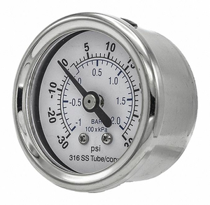 COMPOUND GAUGE NOMINAL 1-1/2 DIAL by PIC Gauges COMPOUND GAUGE NOMINAL 1-1/2 DIAL by PIC Gauges