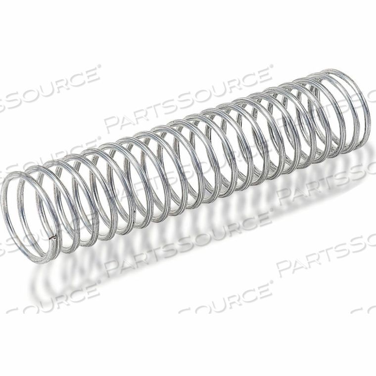 COMPRESSION SPRING - 0.25 OD X 0.0286 WIRE DIA. - MBHD - ZINC - USA - PKG OF 12 - GARDNER 