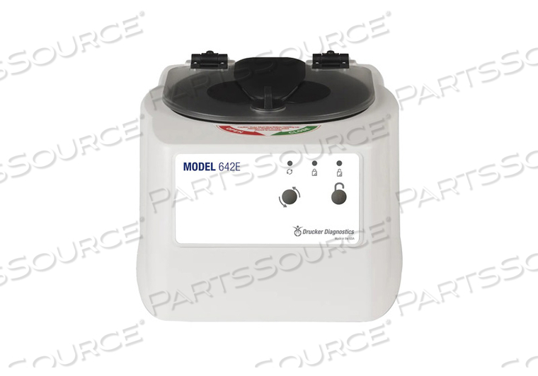 9 H X 12 W X 14IN D 3380RPM SINGLE-SPEED ELECTRONIC CENTRIFUGE FOR CHEMISTRY COAG PPP by Drucker Diagnostics, Inc. (formerly QBC Diagnostics) 9 H X 12 W X 14IN D 3380RPM SINGLE-SPEED ELECTRONIC CENTRIFUGE FOR CHEMISTRY COAG PPP by Drucker Diagnostics, Inc. (formerly QBC Diagnostics)