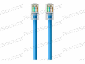 25FT CAT5E PATCH CABLE, UTP, BLUE PVC JACKET, 24AWG, T568B, 50 MICRON, GOLD PLAT by Belkin