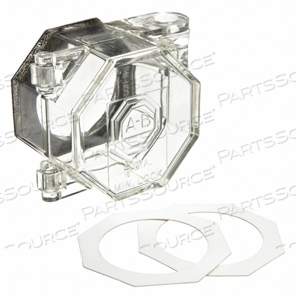 PUSH BUTTON LOCKOUT CLEAR 3/16 IN DIA. by Brady Americas