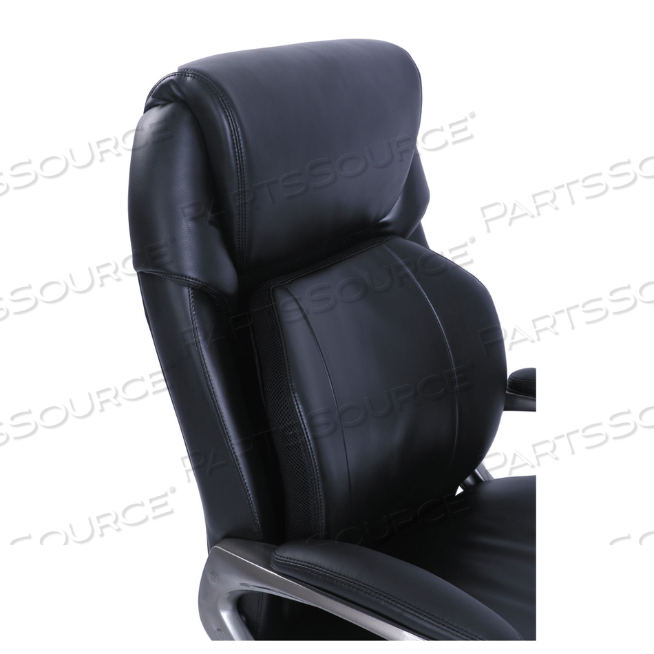 COSSET BIG AND TALL EXECUTIVE CHAIR, SUPPORTS UP TO 400 LB, 19" TO 22" SEAT HEIGHT, BLACK SEAT/BACK, SLATE BASE by SertaPedic COSSET BIG AND TALL EXECUTIVE CHAIR, SUPPORTS UP TO 400 LB, 19" TO 22" SEAT HEIGHT, BLACK SEAT/BACK, SLATE BASE by SertaPedic