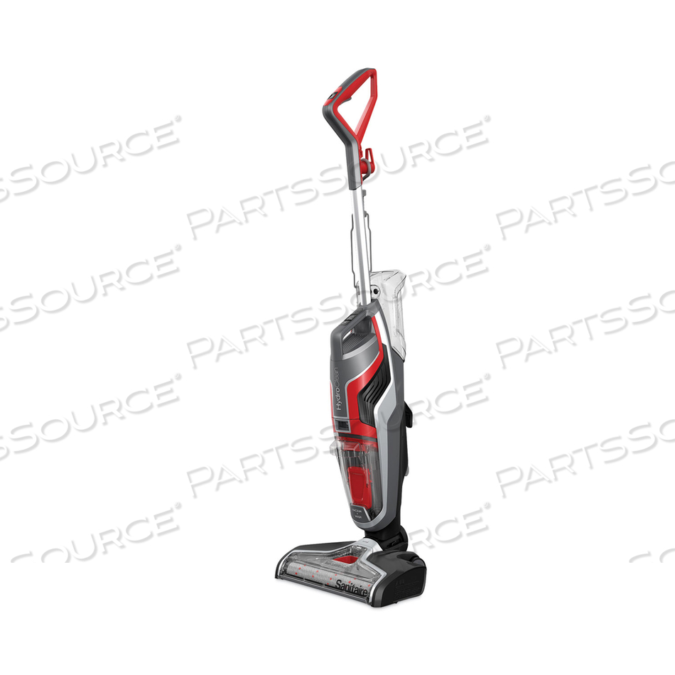 SANITAIRE HYDROCLEAN FLOOR WASHER AND VACUUM, RED/GRAY/BLACK 