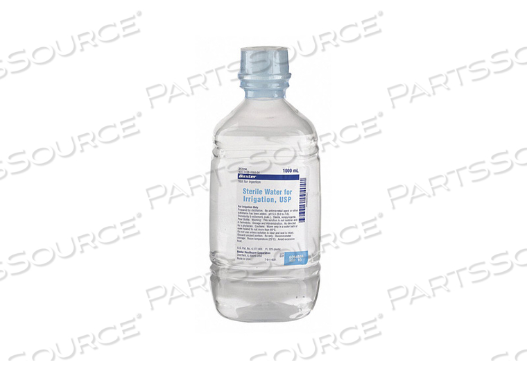 STERILE WATER ANTISEPTICS BOTTLE by Baxter Healthcare Corp. STERILE WATER ANTISEPTICS BOTTLE by Baxter Healthcare Corp.