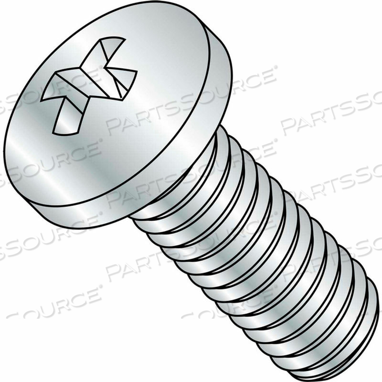 M4-0.7X16 DIN 7985 A METRIC PHILLIPS PAN MACHINE SCREW ZINC, PKG OF 2000 by Kanebridge Corporation
