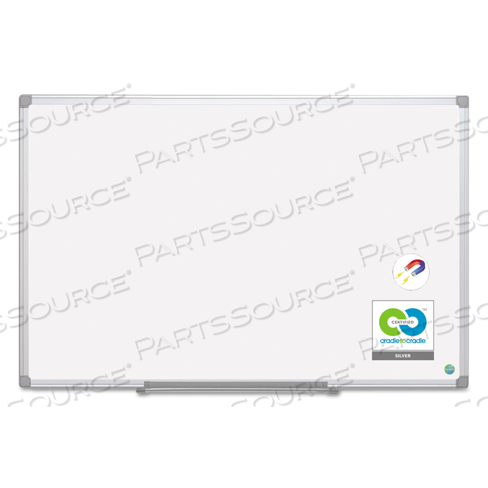 EARTH CERAMIC DRY ERASE BOARD, 48X72, ALUMINUM FRAME 