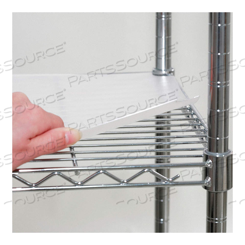 SHELF LINER, 35 1/8 IN X 47 1/4 IN X 1/64 IN, POLYPROPYLENE by Approved Vendor SHELF LINER, 35 1/8 IN X 47 1/4 IN X 1/64 IN, POLYPROPYLENE by Approved Vendor