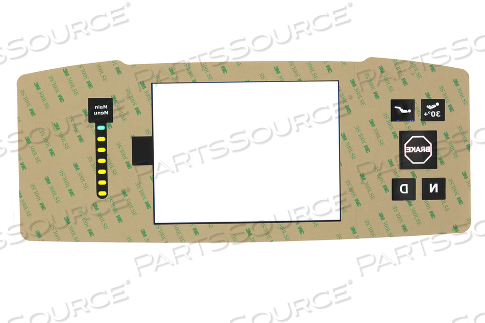 CONTROL OVERLAY, FOOT BOARD by Stryker Medical
