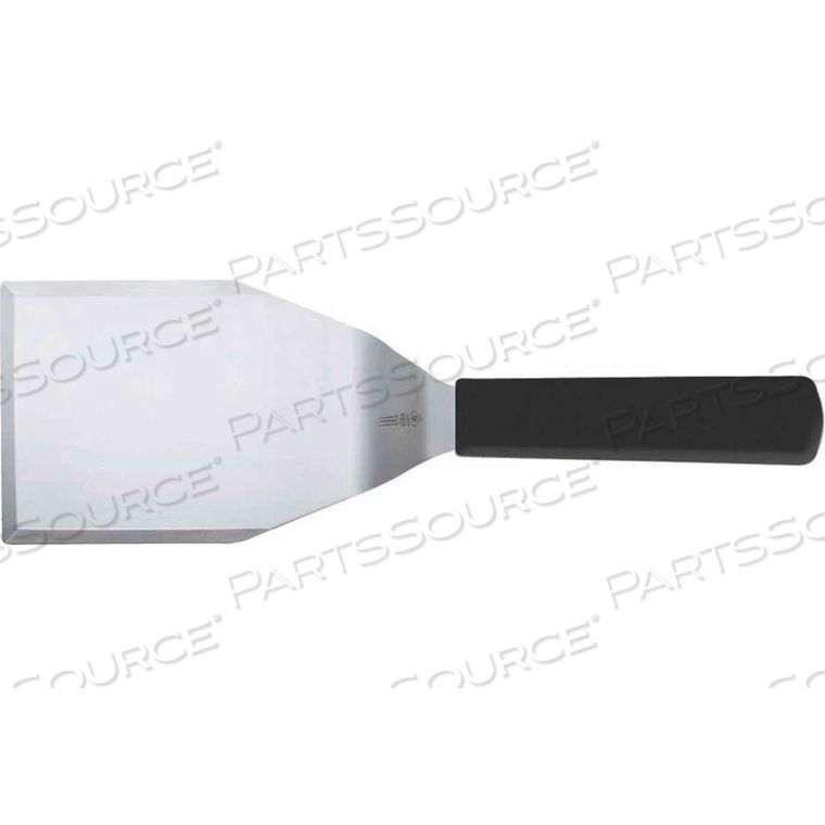 BEVELED EDGE TURNER WITH HIGH HEAT HANDLE, 5" X 4" 