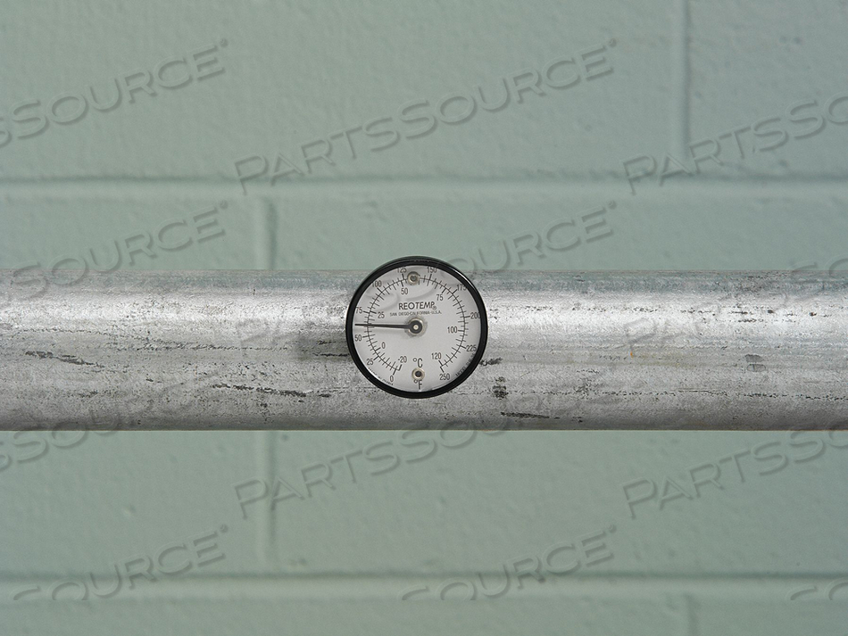 BIMETAL THERMOM 2 IN DIAL 50 TO 750F by REOTEMP BIMETAL THERMOM 2 IN DIAL 50 TO 750F by REOTEMP
