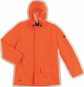 RAIN JACKET PVC/POLYESTER ORANGE M by Helly Hansen
