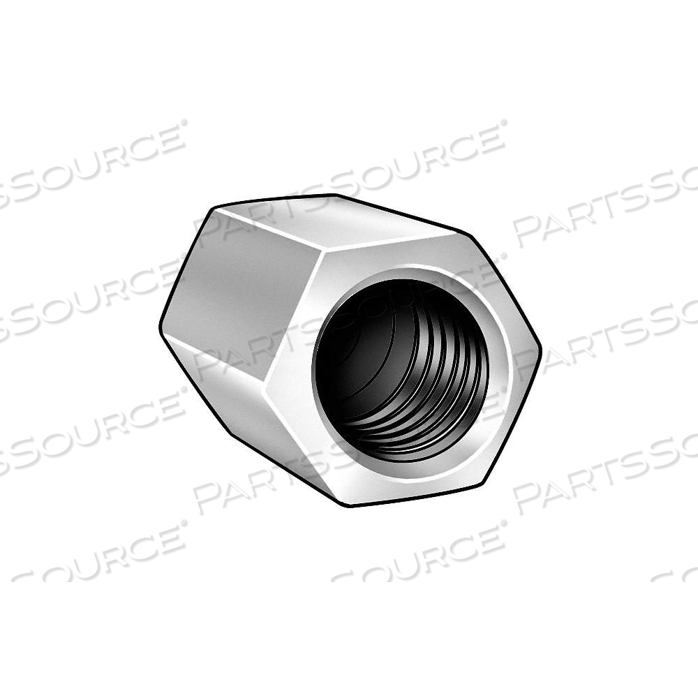 COUPLING NUT REDUCER, ZINC PLATED, GRADE 2, STEEL, 5/16"-18 THREAD SIZE A, 1/2 IN HEX WD by Approved Vendor COUPLING NUT REDUCER, ZINC PLATED, GRADE 2, STEEL, 5/16"-18 THREAD SIZE A, 1/2 IN HEX WD by Approved Vendor
