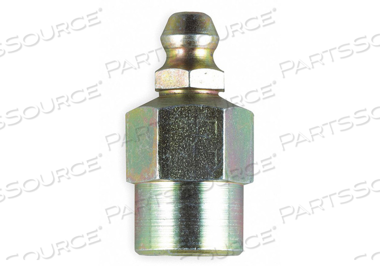 GREASE FITTING, GREASE FITTING STYLE STANDARD, FITTING MATERIAL STEEL, FITTING FINISH ZINC-PLATED, FITTING HEAD ANGLE STRAIGHT, FITTING THRE by Kingfisher
