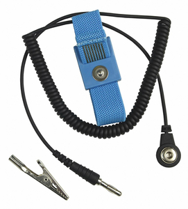 WRIST STRAP ADJUSTABLE BLUE NYLON by SCS