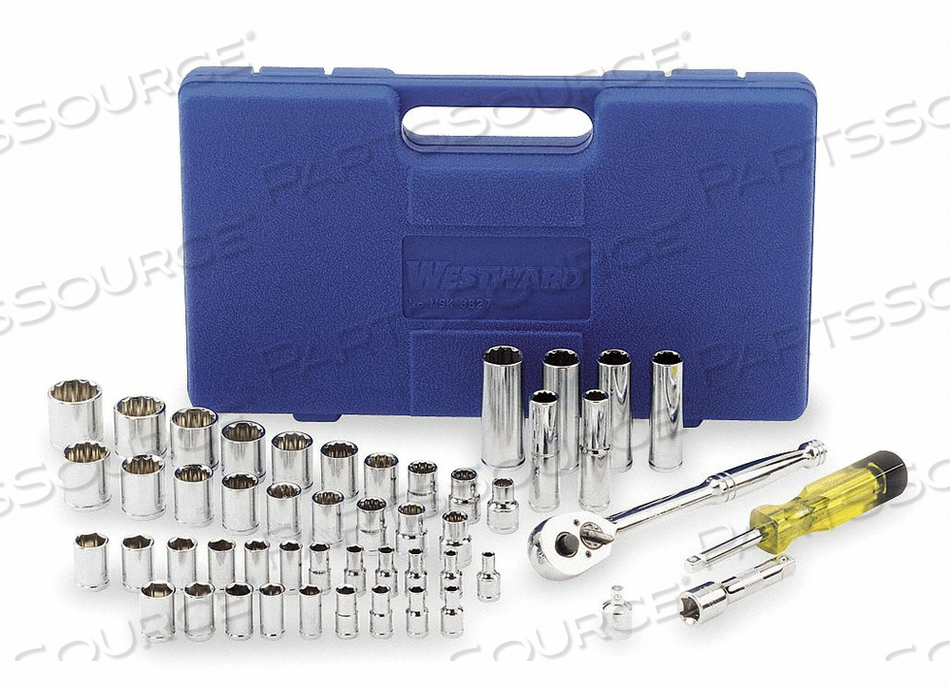 4yp76 Westward Socket Wrench Set 1 4 3 8 Dr 51 Pc Partssource Partssource Healthcare Products And Solutions