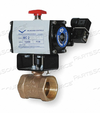 BUTTERFLY VALVE DBL ACTING BRONZE 1 IN. by Milwaukee Valve