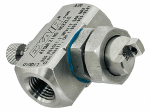 ATOMIZING SPRAY NOZZLE 1 TO 3.8 GPH by Exair Corporation