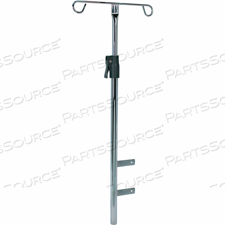 IV POLE, ADJUSTABLE, 12.1IN WIDTH, 46.3IN HEIGHT, 1.5IN DEPTH, DETECTO, CHROME, FOR WHISPER OR RESCUE MEDICAL CARTS by Detecto Scale / Cardinal Scale IV POLE, ADJUSTABLE, 12.1IN WIDTH, 46.3IN HEIGHT, 1.5IN DEPTH, DETECTO, CHROME, FOR WHISPER OR RESCUE MEDICAL CARTS by Detecto Scale / Cardinal Scale
