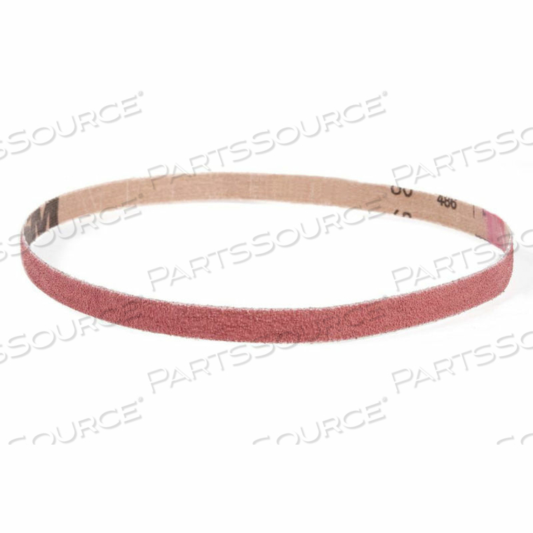 ABRASIVE BELT, ALUMINUM OXIDE, 1" X 12", 60 GRIT 