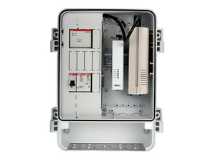 AXIS T98A18-VE MEDIA CONVERTER - CABINET - WALL MOUNTABLE - AC 120 V - INDOOR, OUTDOOR - WHITE by Axis Communications Inc
