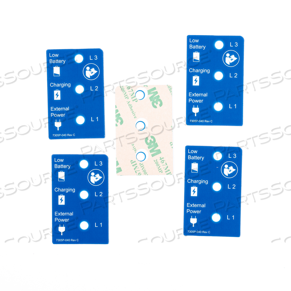LED LABEL, FOR 7305 SUCTION UNIT by Drive/DeVilbiss Healthcare, Inc