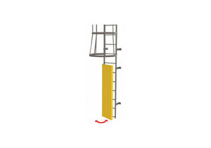 LADDER FIXED STEEL GUARD DOOR by Tri-Arc