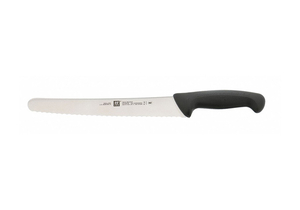 KNIFE BREAD 9-1/2 L BLACK HANDLE by Zwilling J.A. Henckels