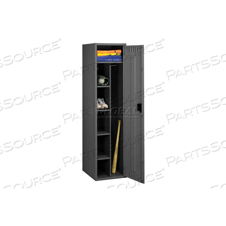 COMBINATION LOCKER - NO LEGS 1 WIDE 18"W X 21"D X 72"H, ASSEMBLED, SAND by Tennsco Corp. COMBINATION LOCKER - NO LEGS 1 WIDE 18"W X 21"D X 72"H, ASSEMBLED, SAND by Tennsco Corp.