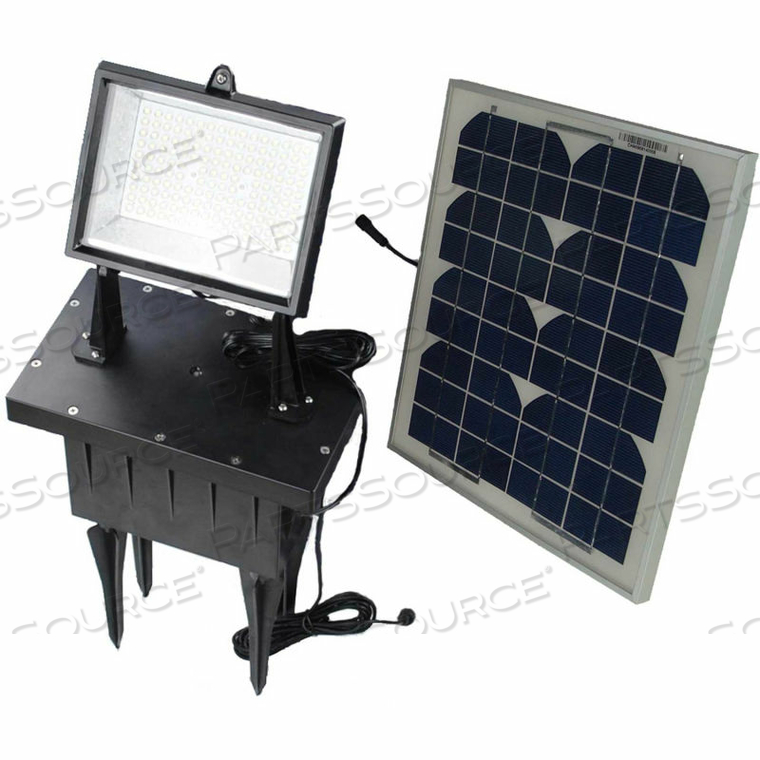 SOLAR FLOOD LIGHT W/REMOTE CONTROL AND TIMER 