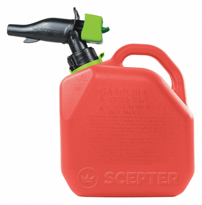 GAS CAN 2 GAL. RED PP 14 HX6-7/8 W by Scepter